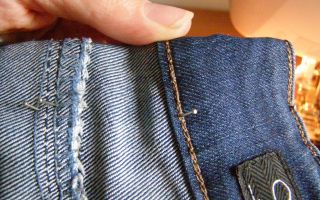 Comment coudre un jean à la taille de vos propres mains: instructions étape par étape