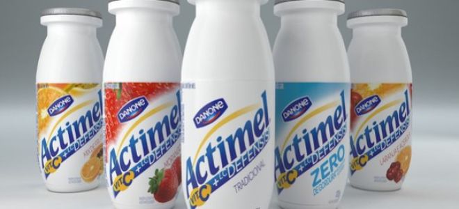 Полезен ли е Actimel, съдържание на калории