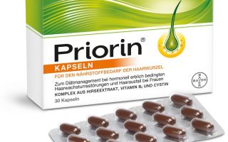 Somijas vitamīni Priorin (Priorin) matiem: pārskati, sastāvs, instrukcijas